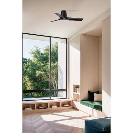 FARO 33827 - Ventilador de techo HEY TUB S negro diá. 90 cm + control remoto