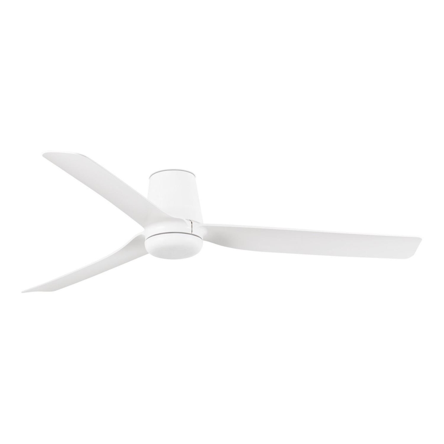 FARO 33828 - Ventilador de techo PUNT TUB M blanco diá. 130 cm + control remoto