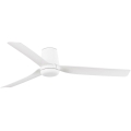 FARO 33828WT - Ventilador de techo PUNT TUB M blanco diá. 132 cm Wi-Fi Tuya + control remoto