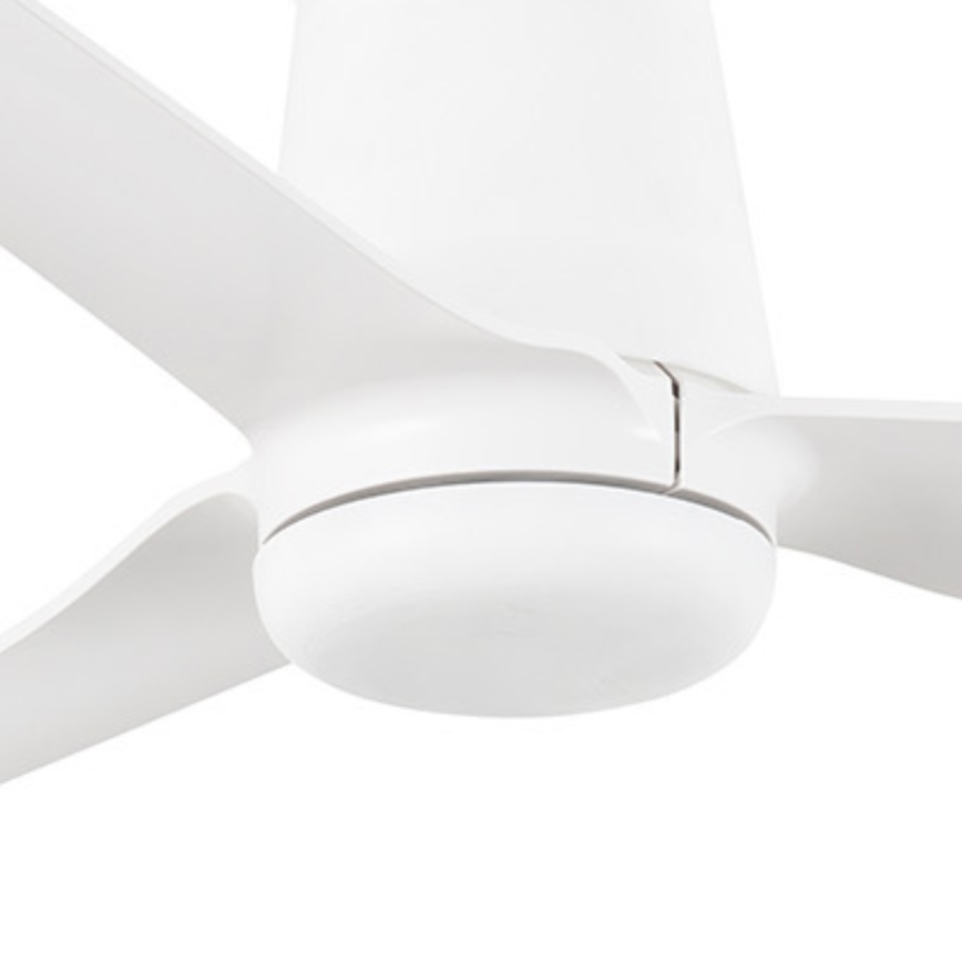 FARO 33828WT - Ventilador de techo PUNT TUB M blanco diá. 132 cm Wi-Fi Tuya + control remoto