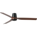 FARO 33831WT - Ventilador de techo PUNT TUB M marrón/negro diá. 132 cm Wi-Fi Tuya + control remoto