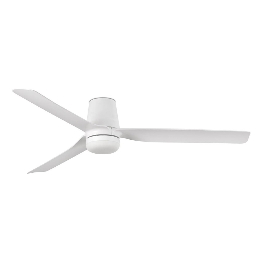FARO 33832-1TW - Ventilador de techo LED regulable MINI PUNT TUB S LED/10W/230V 2700/4000/6000K diá. 90 cm blanco + control remoto