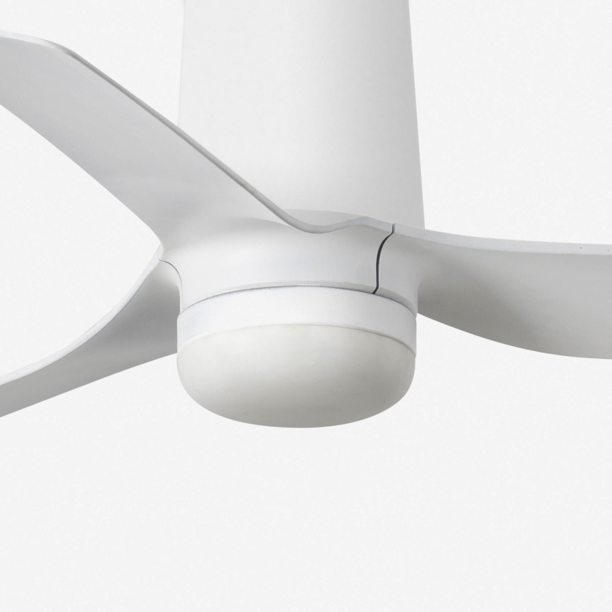 FARO 33832-1TW - Ventilador de techo LED regulable MINI PUNT TUB S LED/10W/230V 2700/4000/6000K diá. 90 cm blanco + control remoto