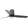 FARO 33834-1TW - Ventilador de techo LED regulable MINI PUNT TUB S LED/10W/230V 2700/4000/6000K diá. 90 cm negro + control remoto
