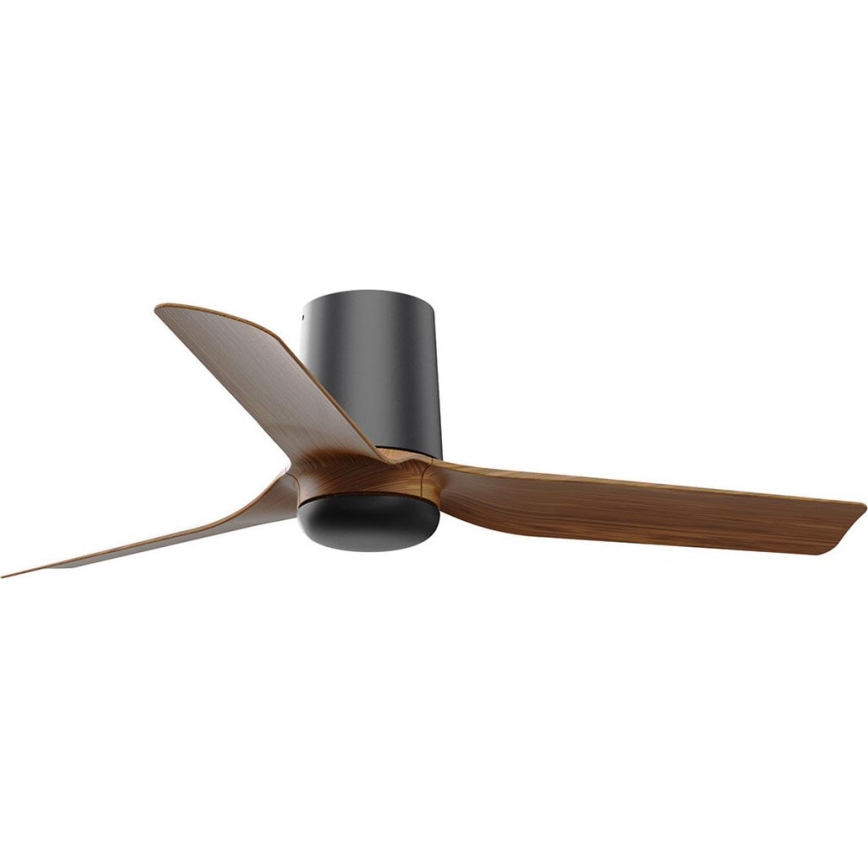 FARO 33835 - Ventilador de techo MINI PUNT TUB S marrón/negro diá. 90 cm + control remoto