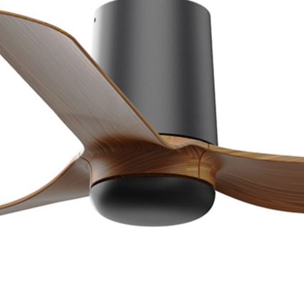 FARO 33835 - Ventilador de techo MINI PUNT TUB S marrón/negro diá. 90 cm + control remoto