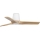 FARO 33836WT - Ventilador de techo HEYWOOD TUB pino/blanco Ø 90 cm Wi-Fi Tuya + mando a distancia
