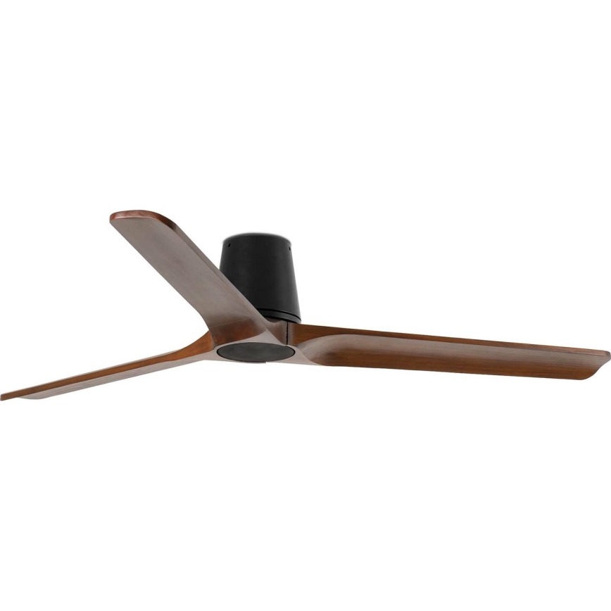 FARO 33839 - Ventilador de techo HEYWOOD TUB L pino/negro diá. 132 cm + control remoto