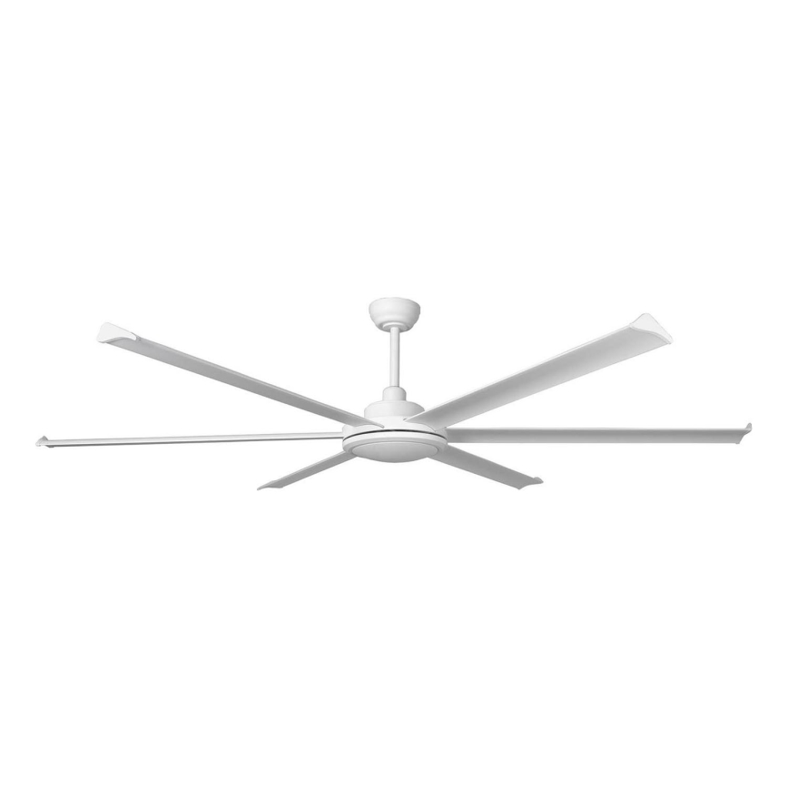 FARO 34202-130 - Ventilador de techo LED ROTTERDAM XL LED/32W/230V blanco diá. 200 cm + control remoto