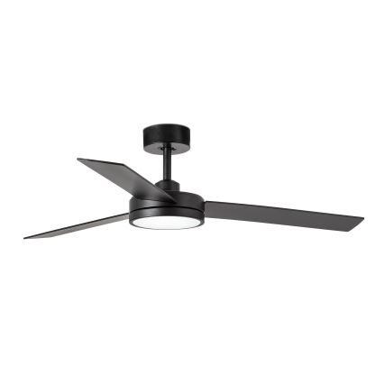 FARO 34261 - Ventilador de techo LED BARTH LED/24W/230V negro + control remoto