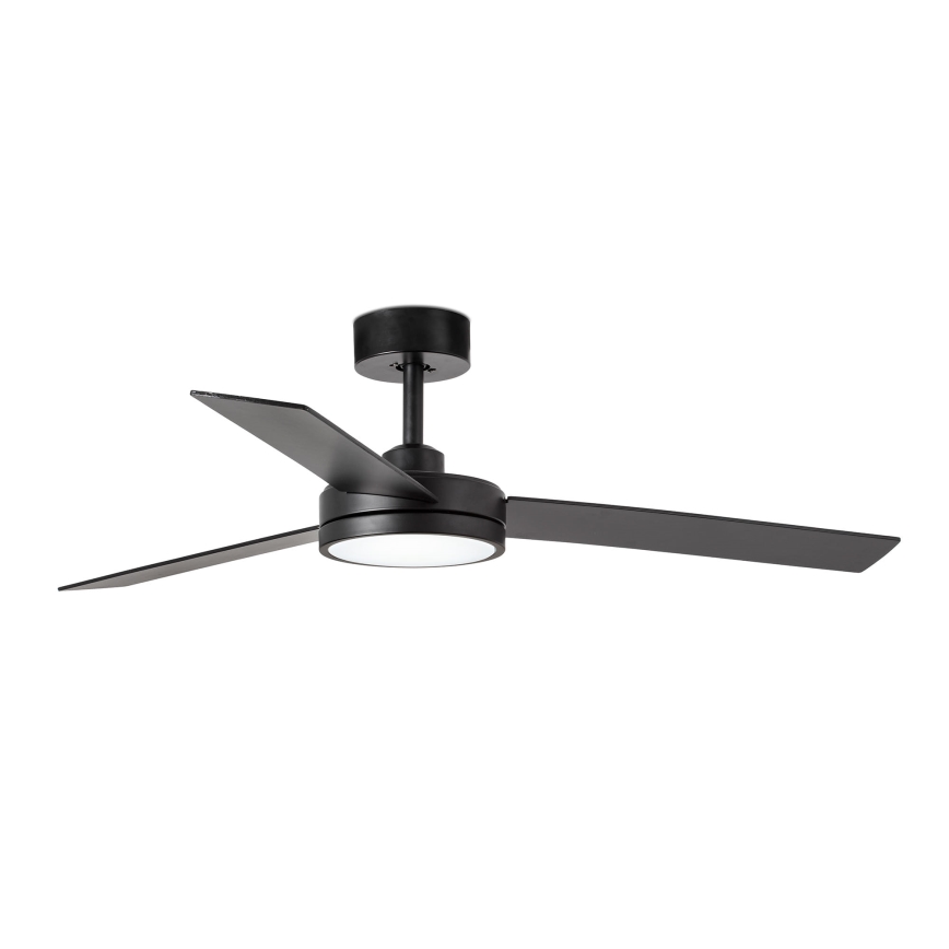 FARO 34261 - Ventilador de techo LED BARTH LED/24W/230V negro + control remoto