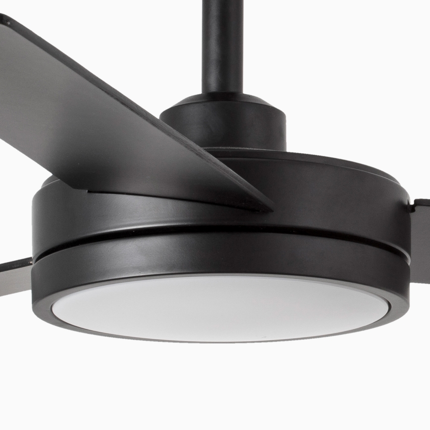 FARO 34261 - Ventilador de techo LED BARTH LED/24W/230V negro + control remoto