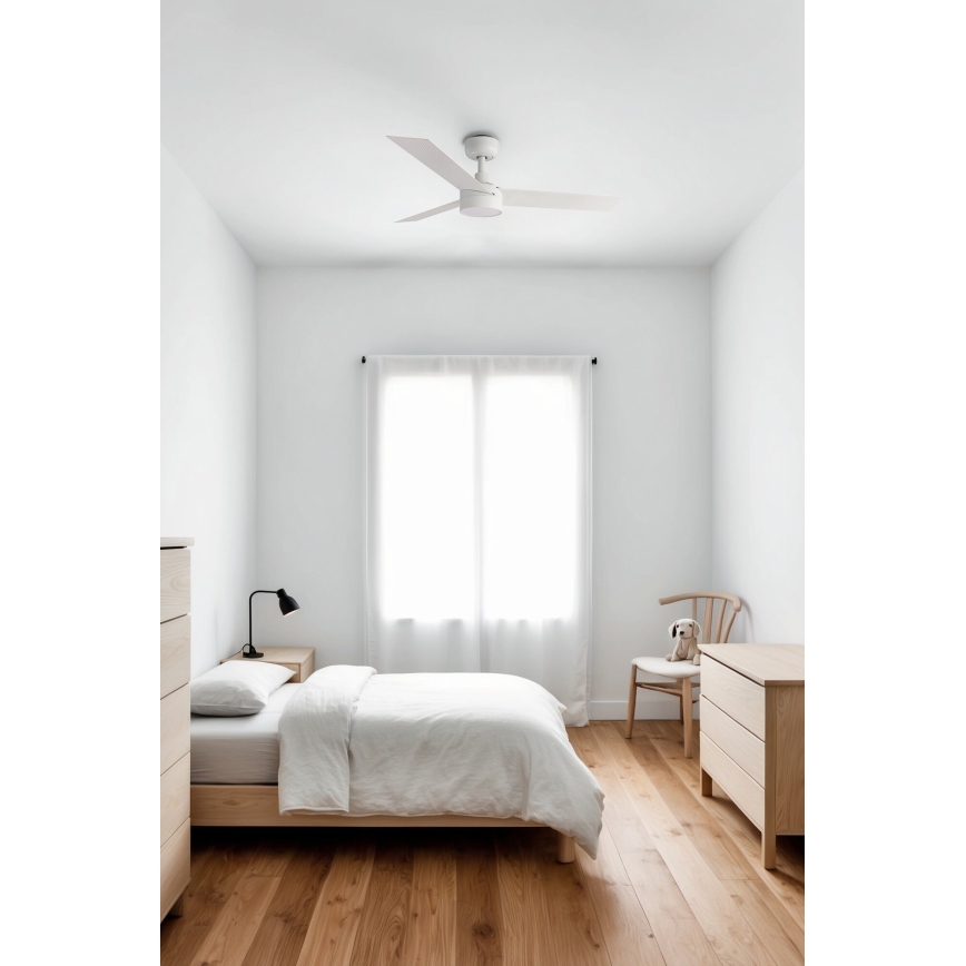 FARO 34288-1TW - Ventilador LED regulable CRUISER S LED/20W/230V 2700/4000/6500K + control remoto