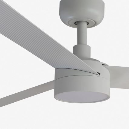 FARO 34290-1TW - Ventilador LED regulable CRUISER LED/20W/230V 2700/4000/6500K d. 132 cm blanco + mando a distancia