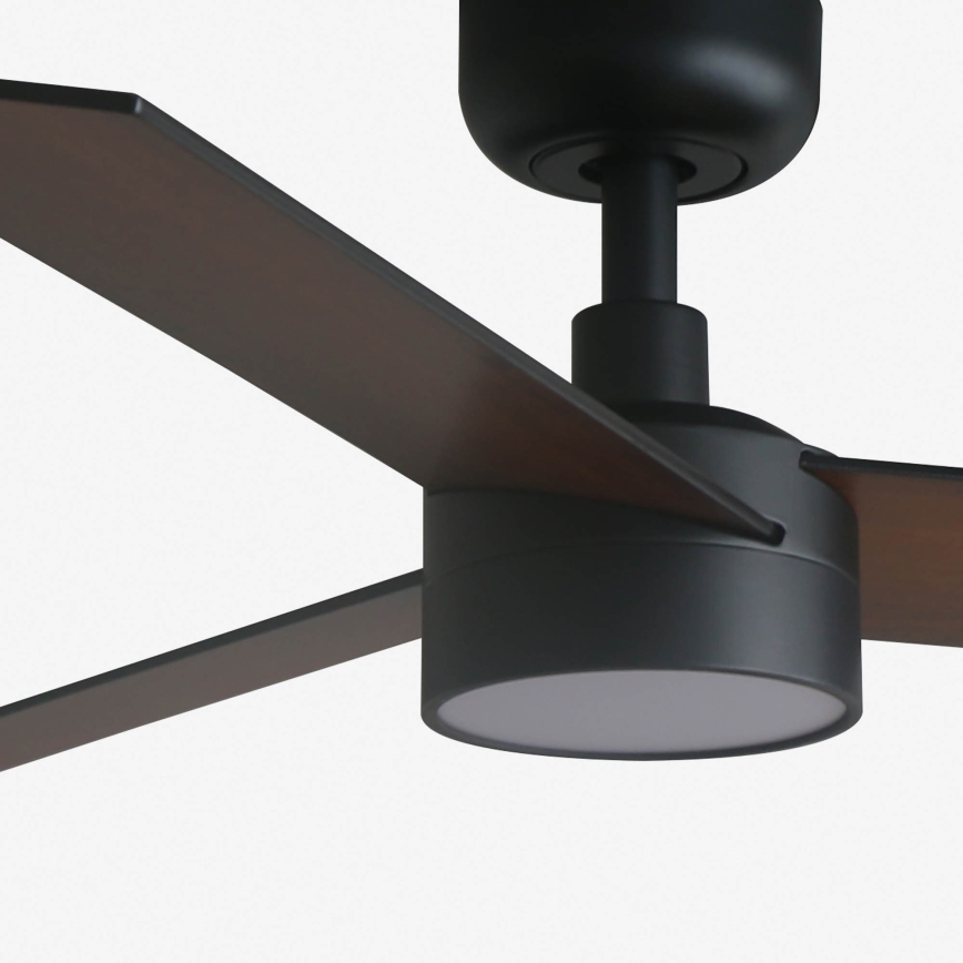 FARO 34296-1TW - Ventilador de techo LED regulable RUDDER S LED/18W/230V 2700/4000/6500K diá. 106 cm negro + control remoto