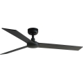 FARO 34298WT - Ventilador de techo RUDDER L negro/wenge diá. 132 cm Wi-Fi Tuya + control remoto
