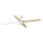 FARO 34355-1TW - Ventilador de techo LED regulable RUDDER L LED/20W/230V blanco/beige diá. 132 cm + control remoto