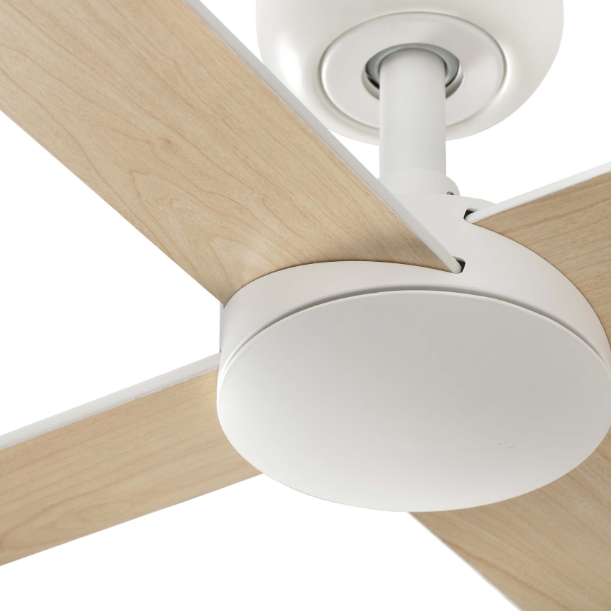 FARO 34355 - Ventilador de techo RUDDER L beige/blanco diá. 132 cm + control remoto