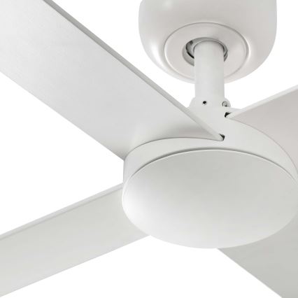 FARO 34355 - Ventilador de techo RUDDER L beige/blanco diá. 132 cm + control remoto