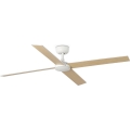 FARO 34355WT - Ventilador de techo RUDDER L blanco/beige diá. 132 cm Wi-Fi Tuya + control remoto