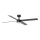 FARO 34356-1TW - Ventilador de techo LED regulable RUDDER L LED/20W/230V negro/marrón diá. 132 cm + control remoto
