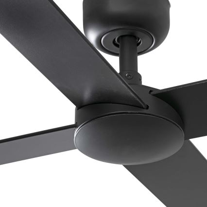 FARO 34356 - Ventilador de techo RUDDER L marrón/negro diá. 132 cm + control remoto