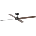 FARO 34356WT - Ventilador de techo RUDDER L marrón/negro diá. 132 cm Wi-Fi Tuya + control remoto