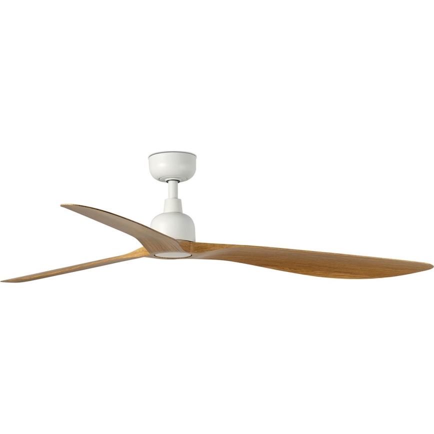 FARO 34361 - Ventilador de techo OUTWOOD L marrón/blanco diá. 150 cm IP44 + control remoto