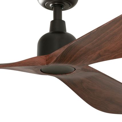 FARO 34362WT - Ventilador de techo OUTWOOD L marrón/negro diá. 150 cm Wi-Fi Tuya IP44 + control remoto