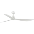 FARO 34363 - Ventilador de techo OUTWOOD L blanco diá. 150 cm IP44 + control remoto