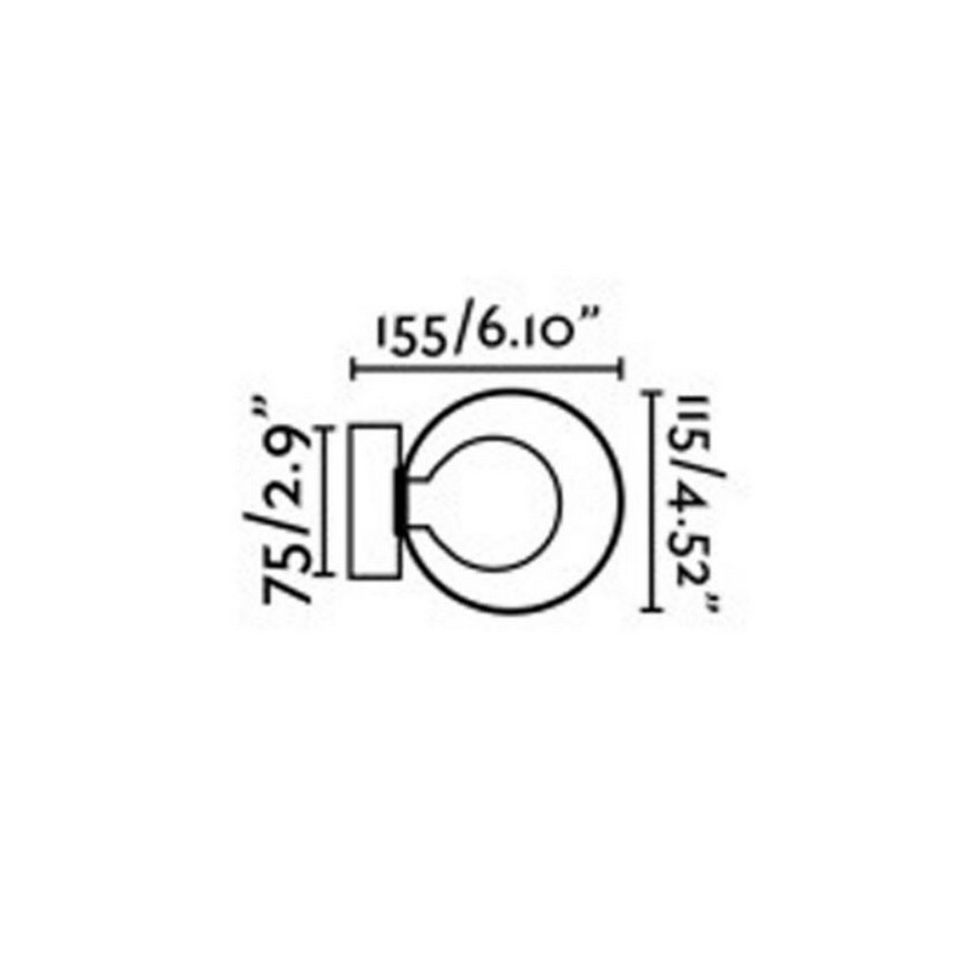 FARO 40086 - Aplique de baño PERLA 1xG9/6W/230V IP44
