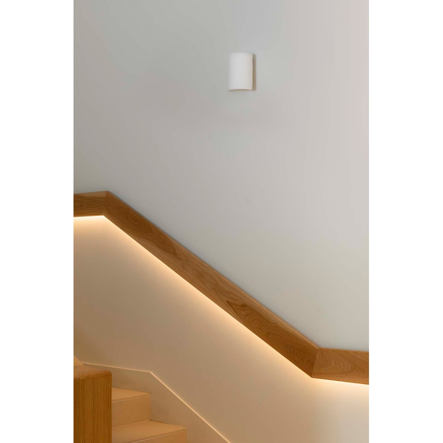 FARO 40522 - Aplique SOLE 1xGU10/8W/230V blanco redondeado