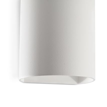 FARO 40522 - Aplique SOLE 1xGU10/8W/230V blanco redondeado