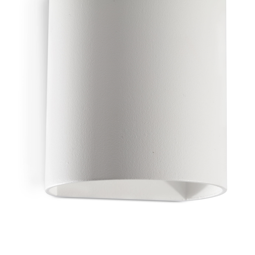 FARO 40522 - Aplique SOLE 1xGU10/8W/230V blanco redondeado