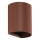 FARO 40529 - Aplique SOLE 1xGU10/8W/230V color ladrillo festoneado redondeado