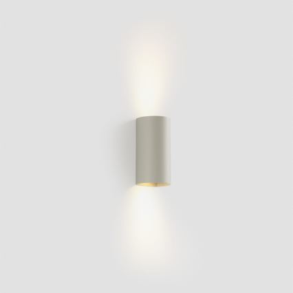 FARO 40540 - Aplique SOLE 2xGU10/8W/230V gris redondeado