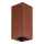 FARO 40568 - Aplique SOLE 2xGU10/8W/230V color ladrillo festoneado cuadrado