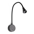 FARO 41030 - Lámpara flexible LED BEL LED/3W/230V negra