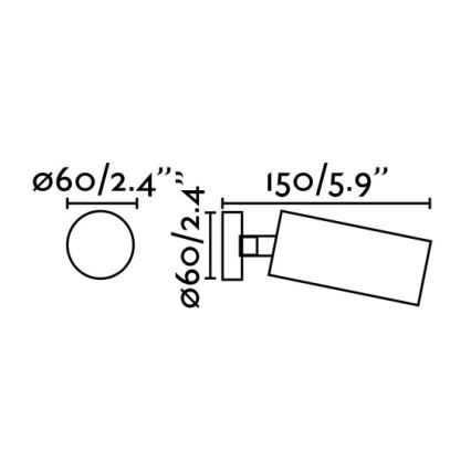 FARO 43722 - Foco STAN 1xGU10/8W/230V blanco