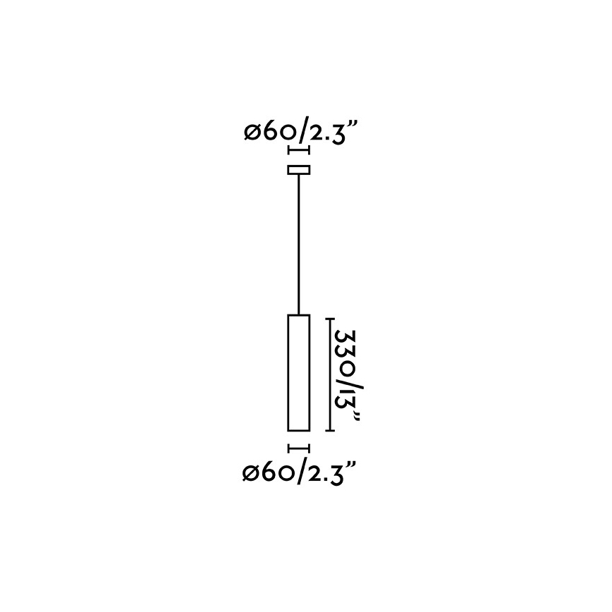FARO 43755 - Lámpara colgante STAN 1xGU10/8W/230V