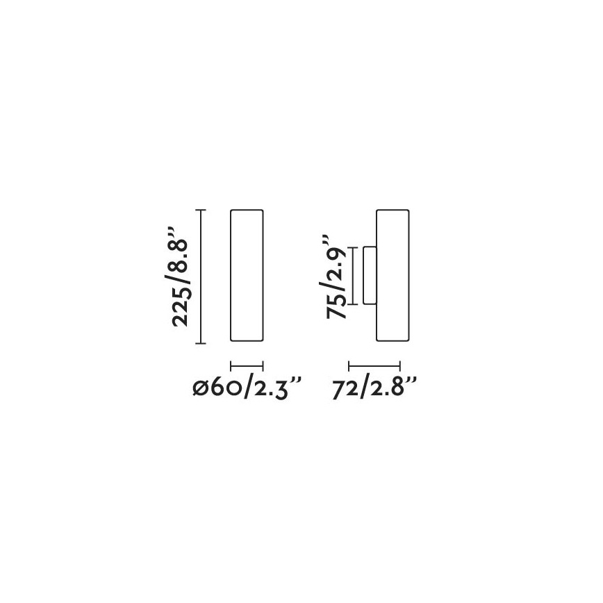 FARO 43760 - Aplique STAN 2xGU10/8W/230V dorado