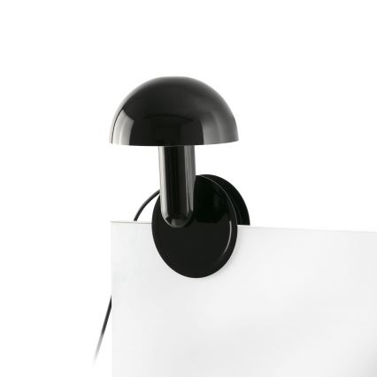 FARO 56100 - Lámpara de mesa con clip 2en1 BELA 1xE27/15W/230V negro