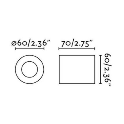 FARO 62151 - Aplique TEN 1xE27/20W/230V negro