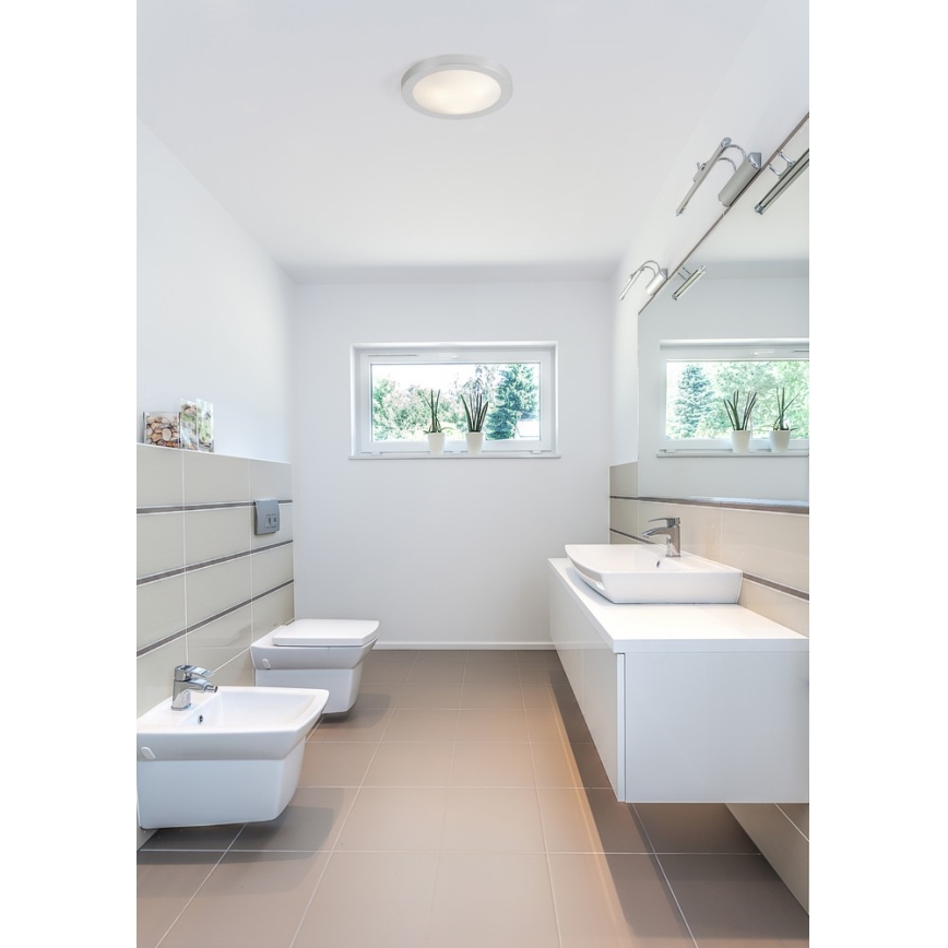 FARO 62980 - Plafón de baño LOGOS-1 1xE27/20W/230V IP44