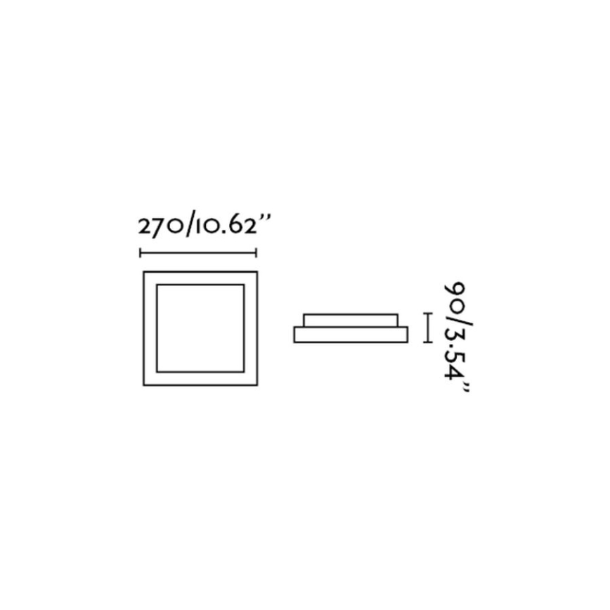 FARO 62983 - Plafón para el baño TOLA 1 1xE27/20W/230V IP44