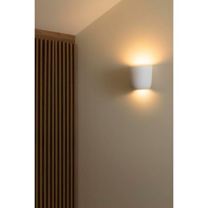 FARO 63428 - Aplique KAPPU 1xE14/7W/230V 15,8x15 cm blanco