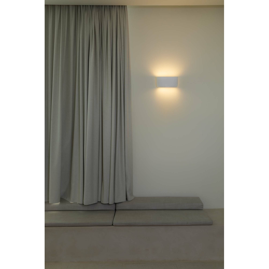 FARO 63430 - Aplique KAPPU 2xE14/7W/230V 16,8x30 cm blanco