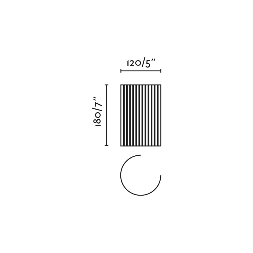 FARO 63435 - Aplique TRAMA 1xE14/7W/230V blanco