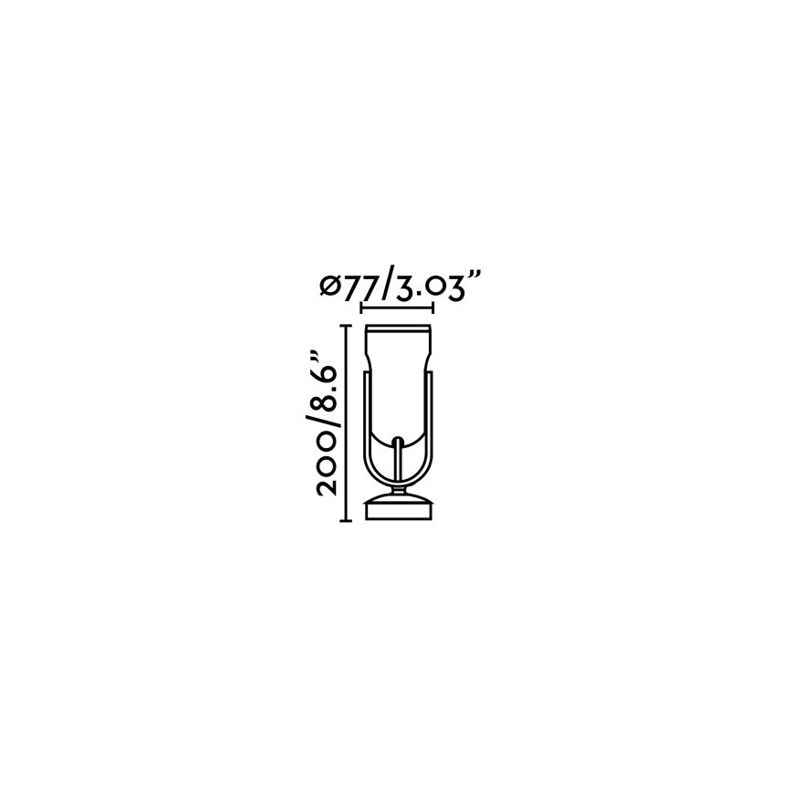 FARO 70035 - Aplique LED para exterior SLOT-1 LED/14W/230V IP65 3000K