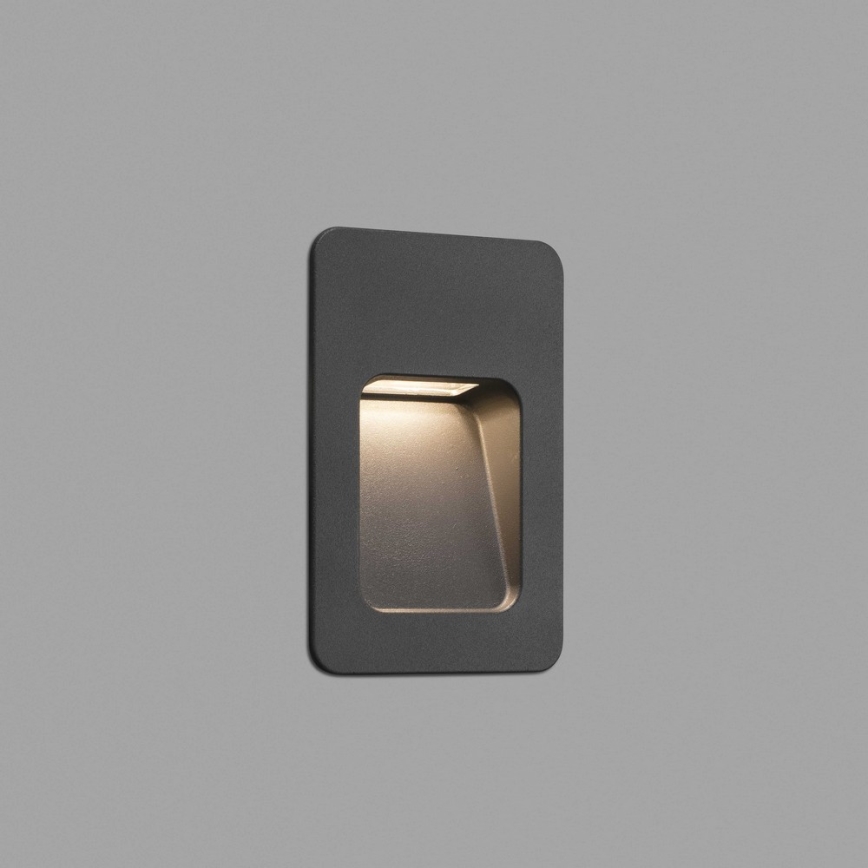 FARO 70399 - Aplique LED para exterior NASE-2 LED LED/3W/230V IP44